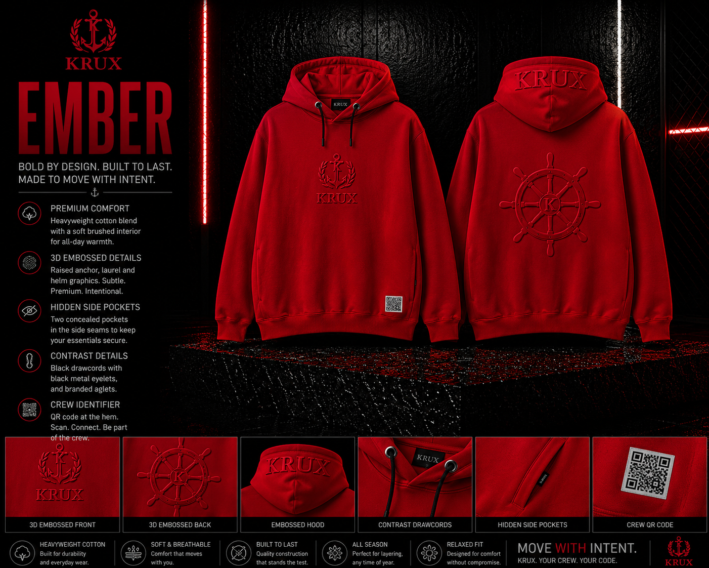 KRUX REDLINE Hoodie