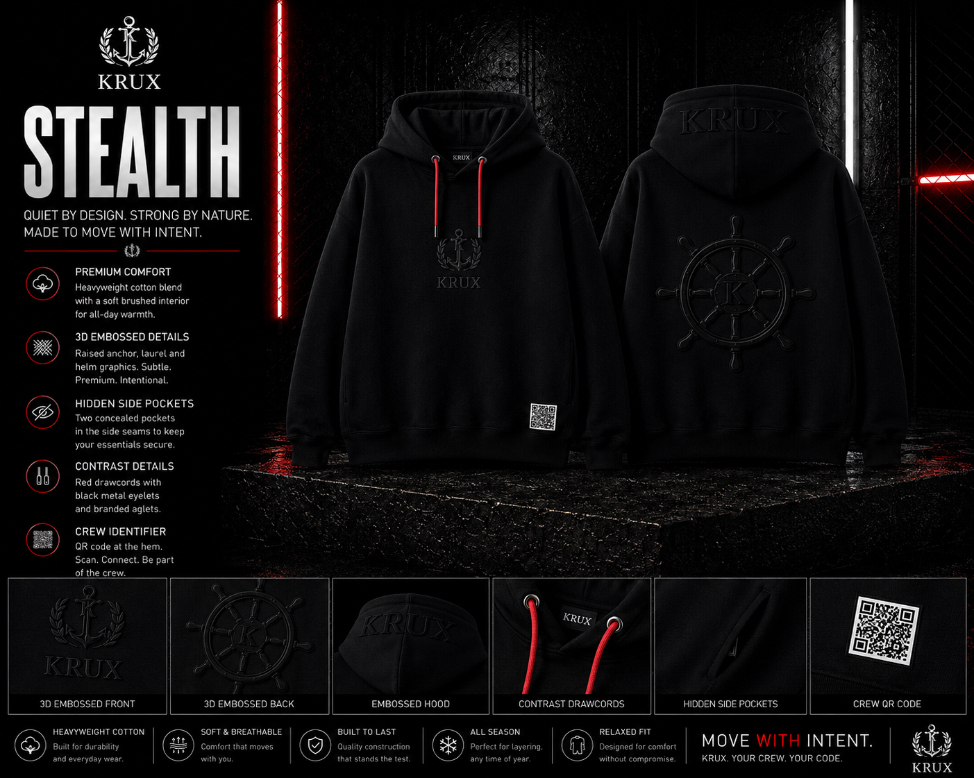 KRUX REDLINE Hoodie