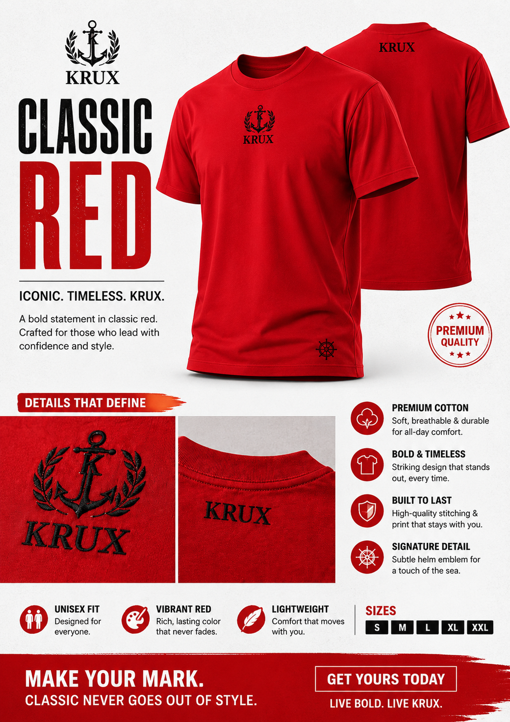 KRUX REDLINE Tee