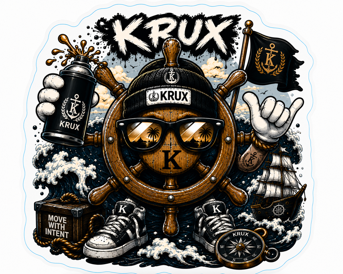 KRUX Crew Deck Sticker 04